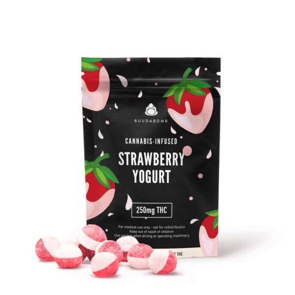 Buudabomb 250mg strawberry yogurt kamikazi weed delivery