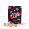 Berry Blast Buudabomb 250mg gummies featuring a mixed berry flavor and low-dose THC hit