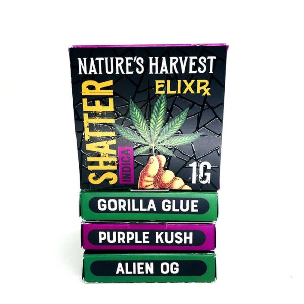 nature's harvest shatter kamikazi weed delivery toronto