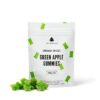 Green Apple Buudabomb vegan edibles offering 100mg THC and tart apple flavor