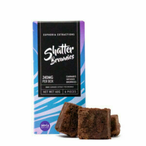 240mg shatter brownies available at kamikazi weed delivery toronto weed brownies weed edibles