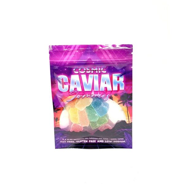 cosmic caviar - 100 mg thc infused gummies by Moonrock Canada. available at kamikazi weed delivery toronto, North York, etobicoke, and scarbrough.