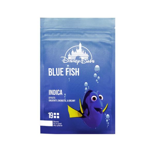 disney dabs shatter -BLUE FISH INDICA shatter