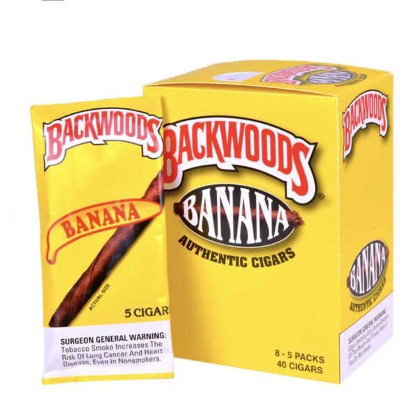 Baackwoods cigars are available in banana flavour. available for weed delivery and mail order marijuana