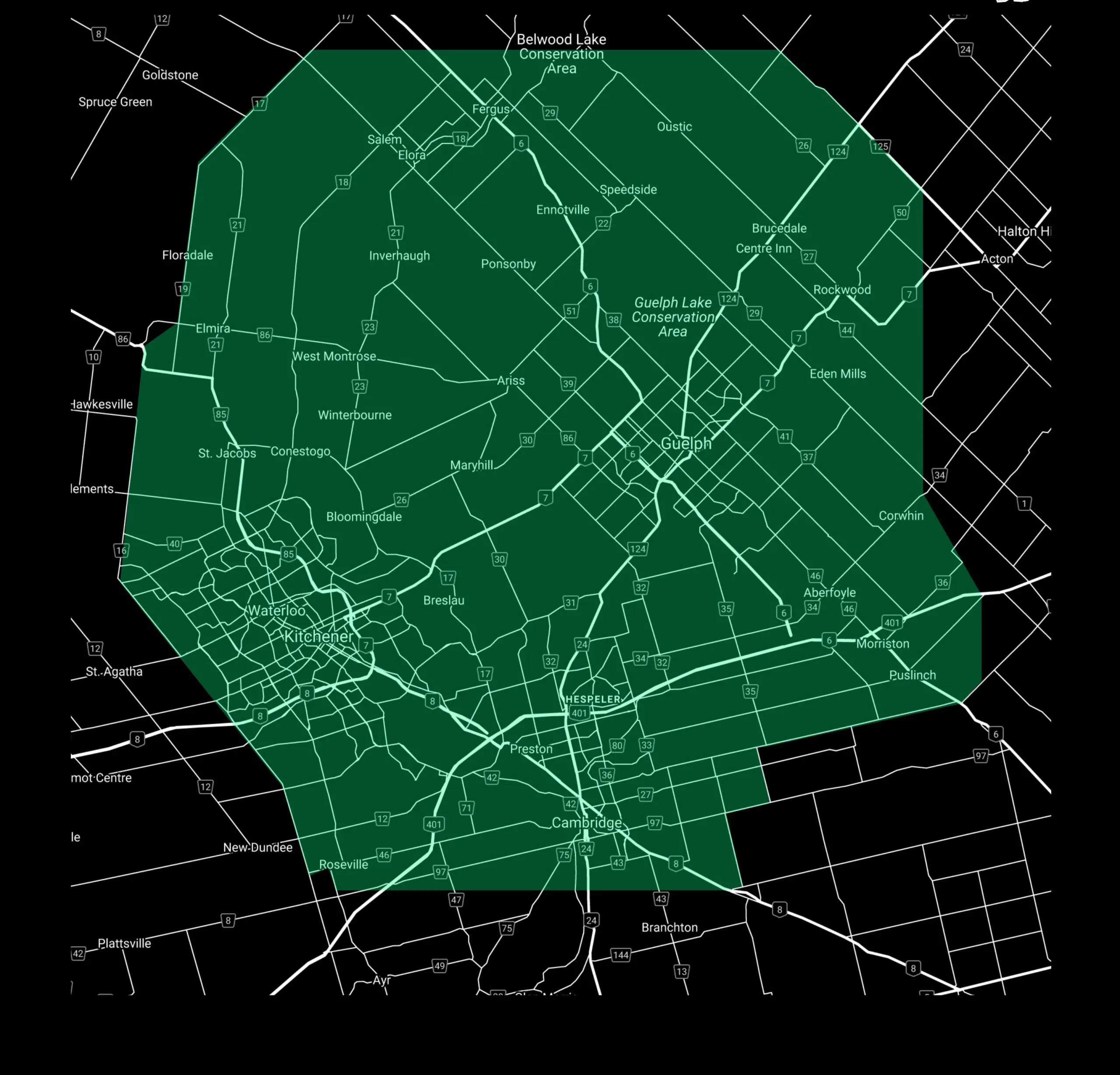 local delivery zone