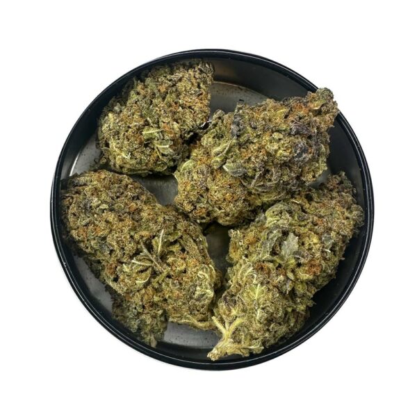 domino strain is an indica dominant weed available for weed delivery in toronto and mail order marijuana
