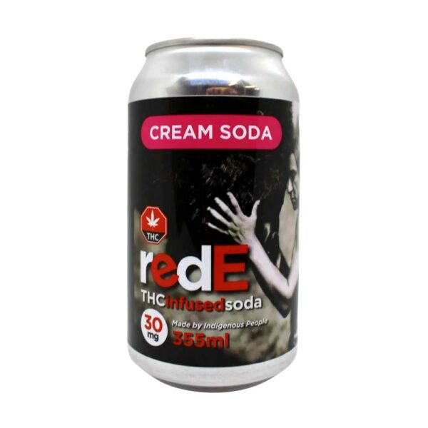 RedE THC infused soda can - Cream soda