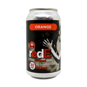 RedE THC infused soda can - Orange