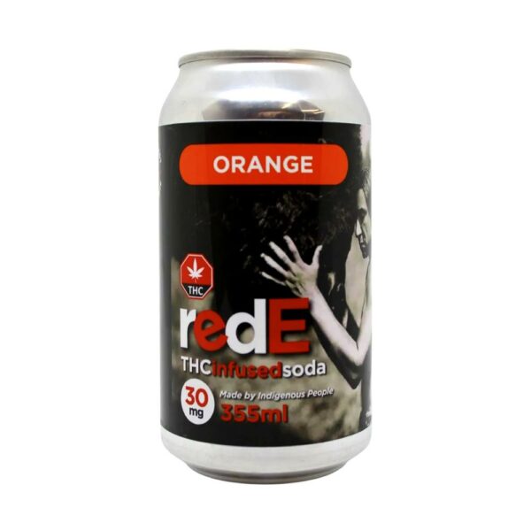 RedE THC infused soda can - Orange