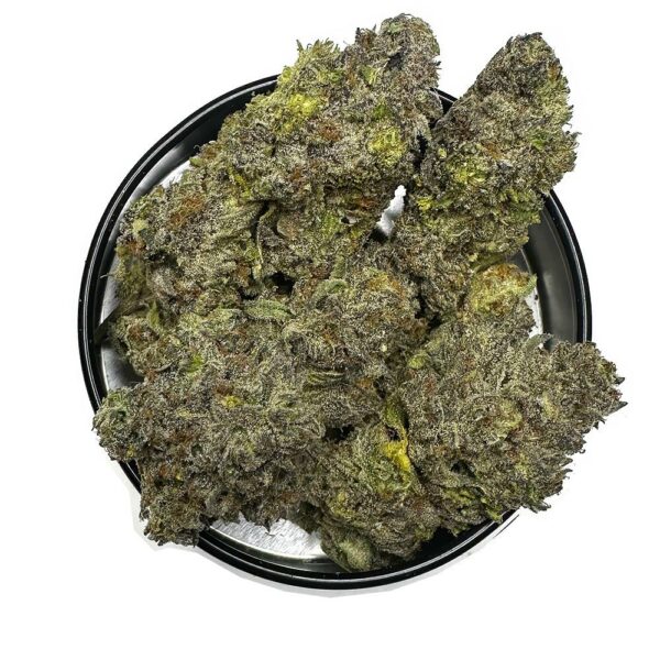 Frosted fruity cake strain is an indica dominant weed available for weed delivery in toronto and mail order marijuana