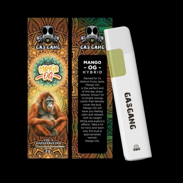 2ml (2g) THC gas gang disposable vape pens