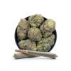 Each package contains two perfectly rolled joints with 1.2 grams of AAAA grade Pineapple Express, an exotic top-shelf strain with 29% THC. No shakes or fillers, just pure, high-quality flower sealed in a plastic tube for guaranteed freshness. This ready-to-smoke package is currently on sale for just $20—an unbeatable deal, considering Pineapple Express typically sells for $10 a gram. You’re getting a total of 2.4g of this top-tier strain at a discounted rate!