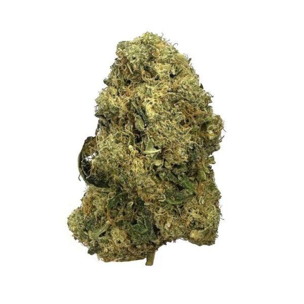 Do-Si-Mango cannabis strain with high THC content and fruity mango aroma, perfect for relaxation."