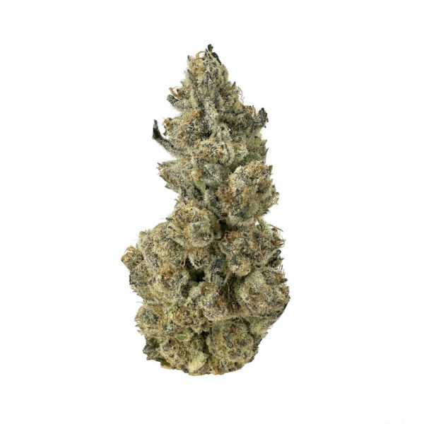 Close-up of Strawberry Crack strain ideal for focus, productivity, and stress relief"