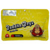 1000 mg Buddha Boys chocolate bar segmented into ten 100 mg THC squares