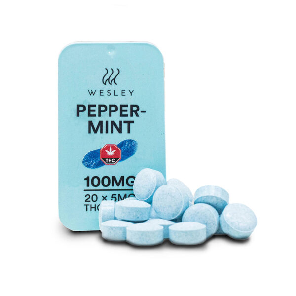 “Vegan, sugar‑free Wesley THC mints tin—discreet and portable” “Wesley peppermint THC mints for micro‑dosing and travel discretion”