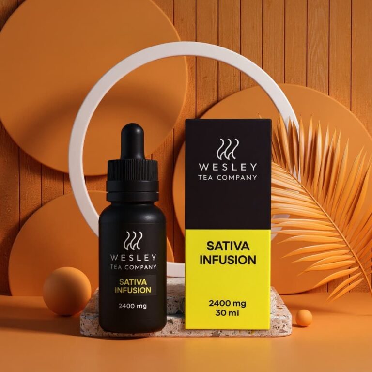 High-potency sublingual THC tincture 2400 mg live resin by Wesley Infusions