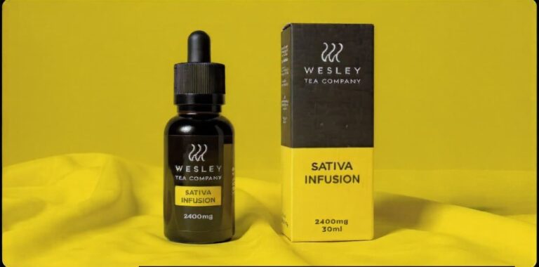 Wesley Infusions 2400mg Sativa THC tincture for daytime energy