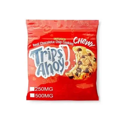 Trips Ahoy Chunky Chocolate Chip Cookies infused with 500mg THC Trips Ahoy Chunky Chocolate Chip Cookies infused with 500mg THC