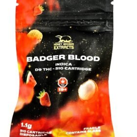 Honey Badger Extracts 510 Vape Cart 1g D9 THC