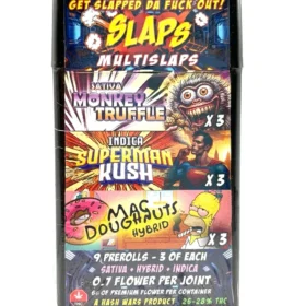 Hash Wars Premium Flower Slaps Multislaps Pre Rolls 9x 0.7G